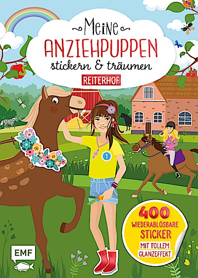 Meine Anziehpuppen – stickern & träumen: Reite...
