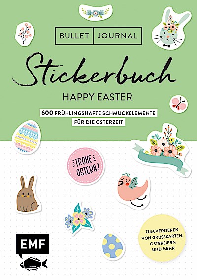 Bullet Journal – Stickerbuch Happy Easter: 600...