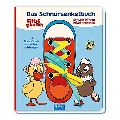 Pittiplatsch - Schnürsenkelbuch (mit Modellschuh)