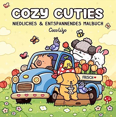 Cozy Cuties – Niedlich & entspannendes Malbuch