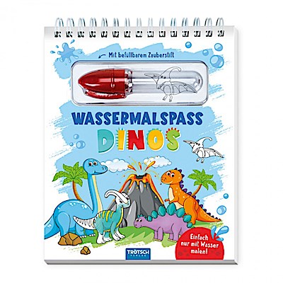 Wassermalspaß DINOS (mit befüllbarem Zauberstift)