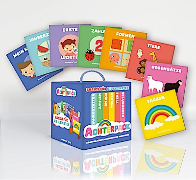 Achterpack (8 Pappbilderbücher für die Kleine)