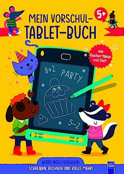 Mein Vorschul-Tablet-Buch 5 + (gelbes Cover)