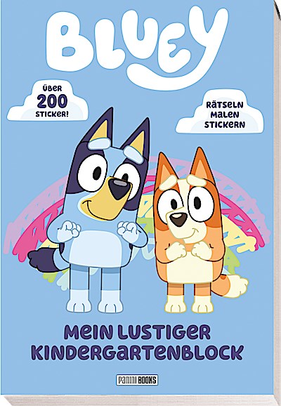 Bluey: Mein lustiger Kindergartenblock